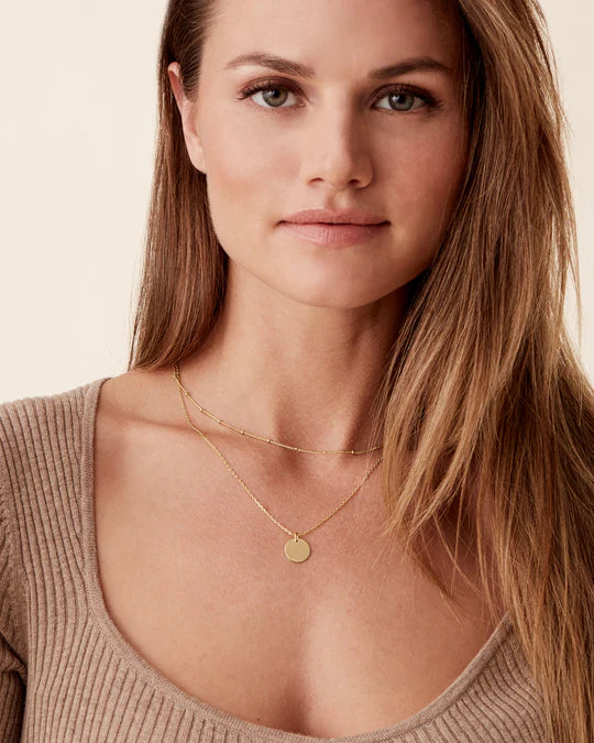 Layering Necklace Set - 14K Gold Plated