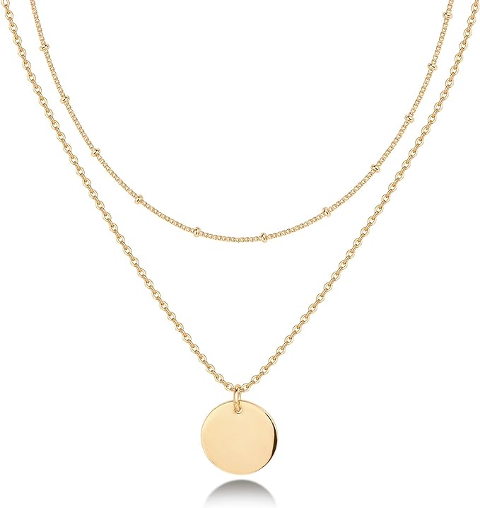 Layering Necklace Set - 14K Gold Plated