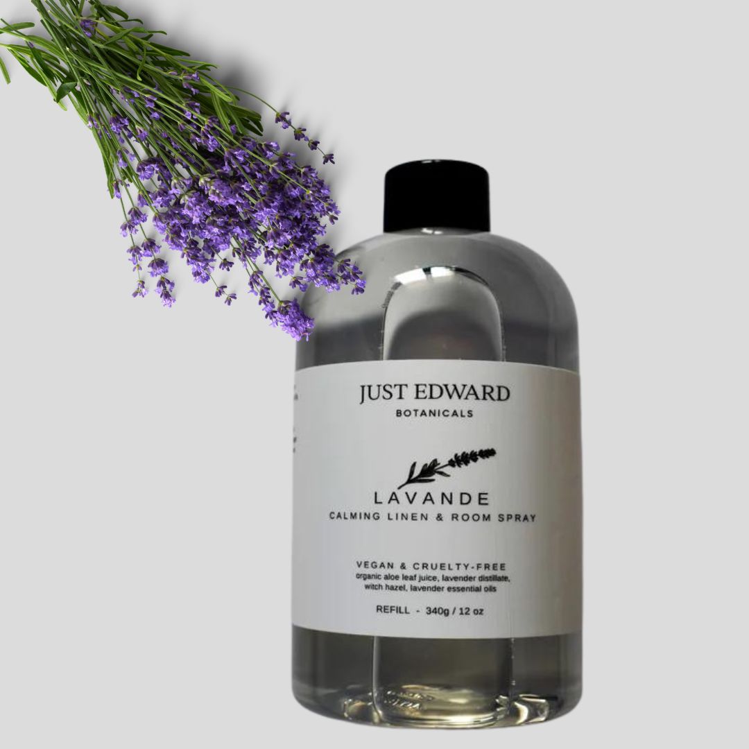 LAVENDER CALMING LINEN AND ROOM SPRAY - Just Edward Botanicals