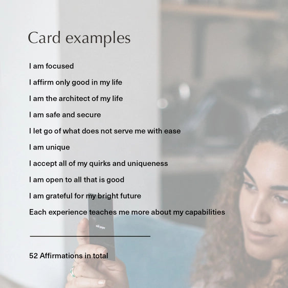 Affirmation Card Deck - Mindfulness Gift