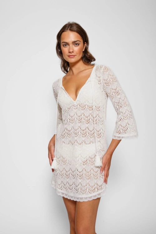 Sandbanks Beach Dress Beige