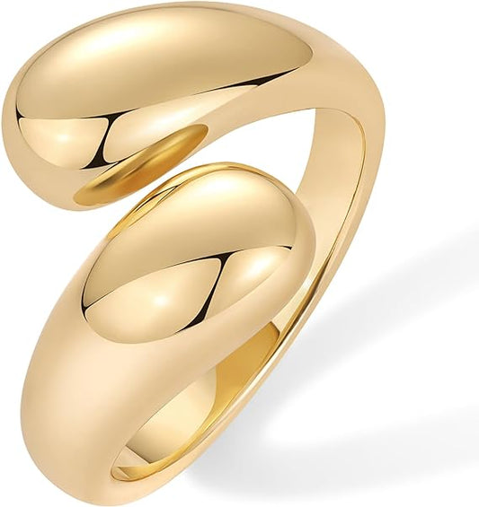 Double Dome Ring Gold