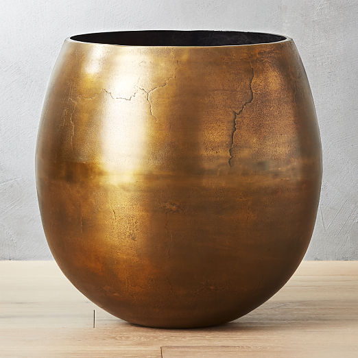 Brass Planter for  Olive Tree 7FT Tall