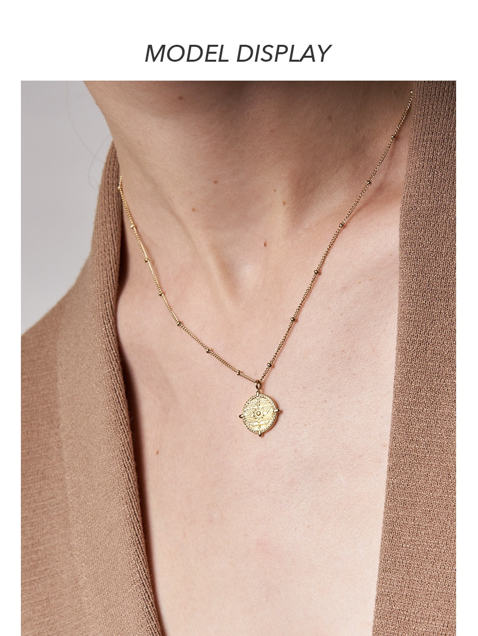 Gold Medallion Necklace