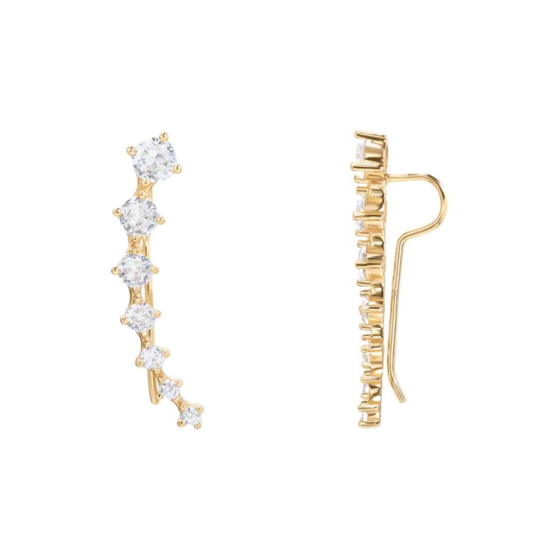 Gold CZ Ear Crawlers