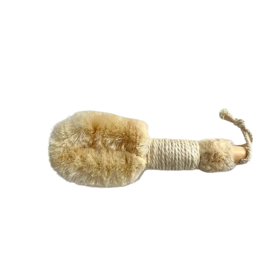 Dry Body Brush with Wood Handle