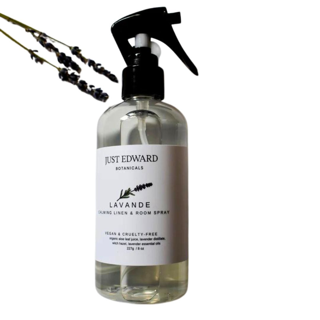 LAVENDER CALMING LINEN AND ROOM SPRAY - Just Edward Botanicals