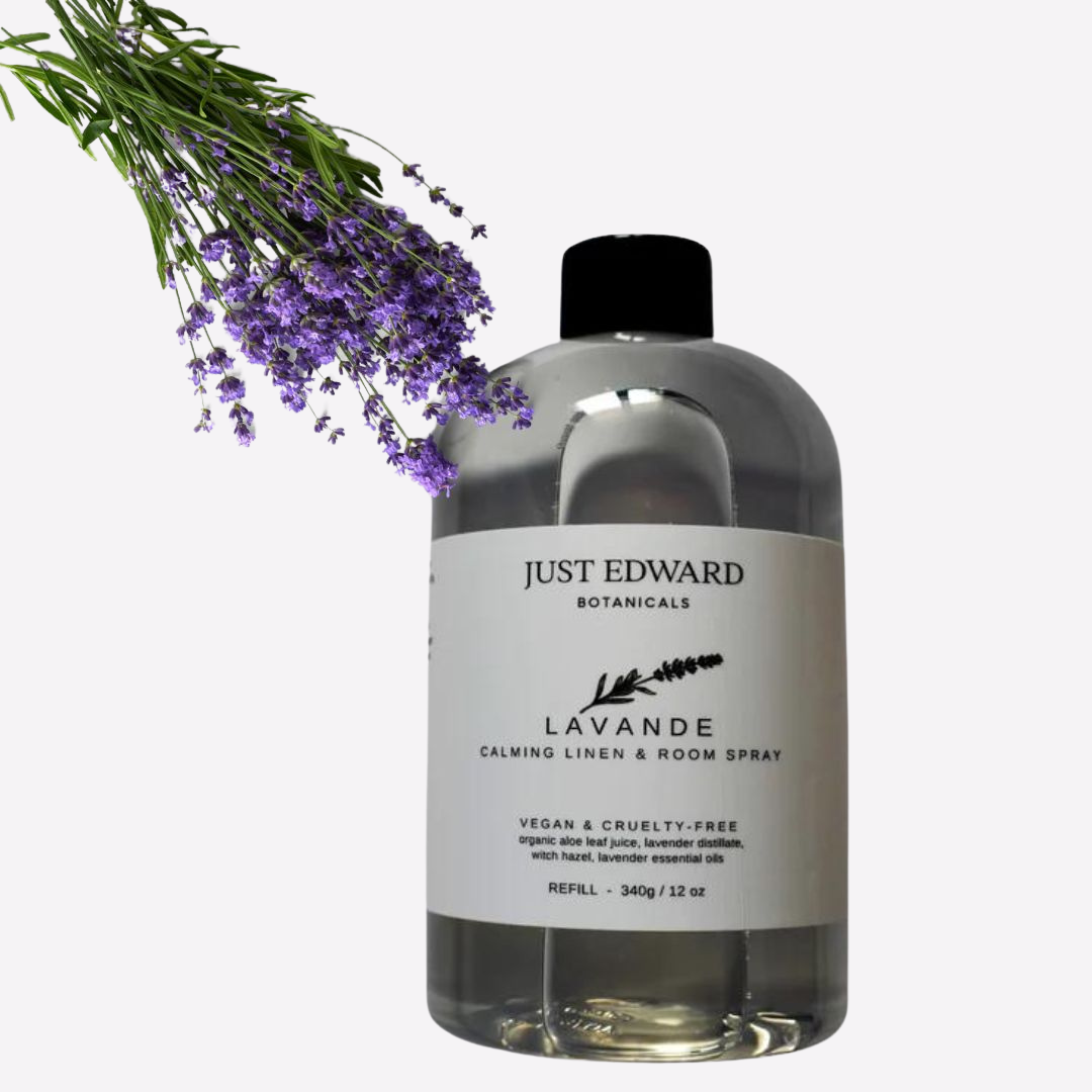 LAVENDER CALMING LINEN AND ROOM SPRAY REFILL - Just Edward Botanicals