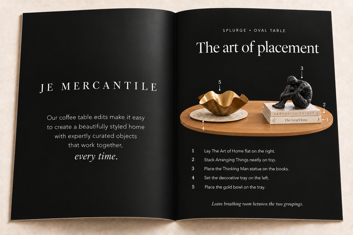 Rectangle Coffee Table Styling Kit No. 3