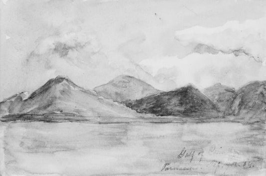 The Rockies - Sketch on 100% rag paper