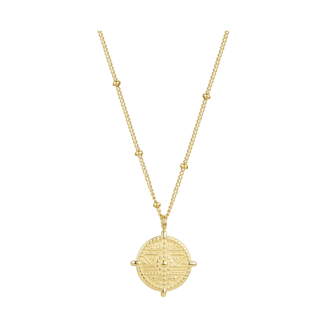 Gold Medallion Necklace