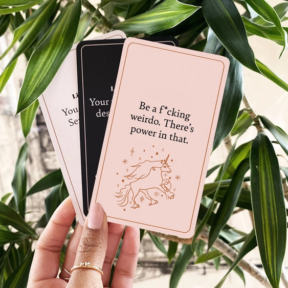 Listen B*tch --Tough love affirmation cards