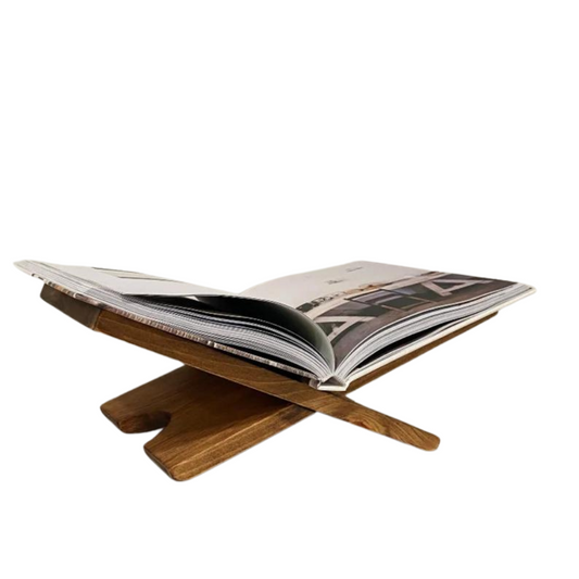 Wooden Bookstand│ Perfect for displaying cookbooks, albums, coffee table books