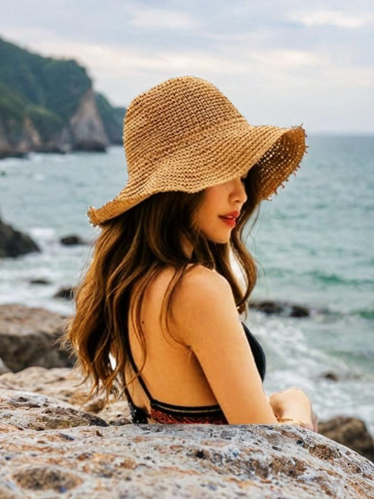 Chic Summer Straw Hat – Stylish Sun Protection ala White Lotus