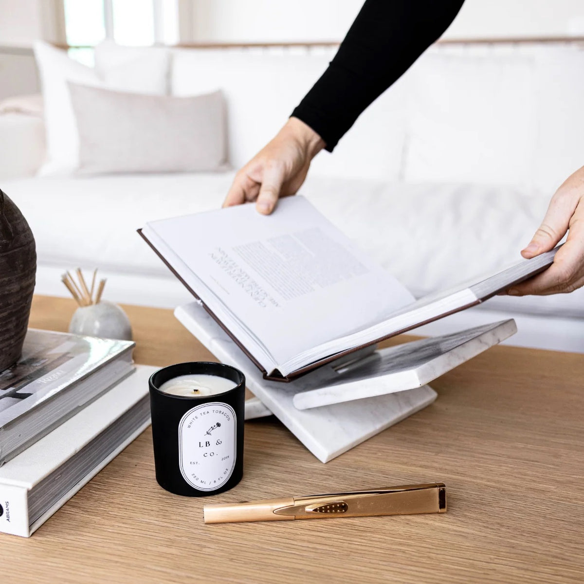 Marble Book Stand